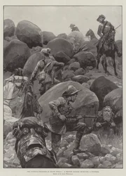 The Guerilla Warfare in South Africa, a British Soldier detecting a Fugitive